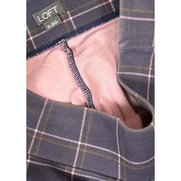 LOFT Plaid Leggings Size XS - Picture 7 of 7